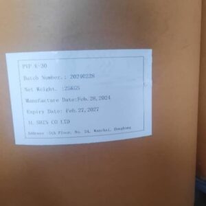 پلی وینیل پیرولیدون K30 ( pvp k30 )