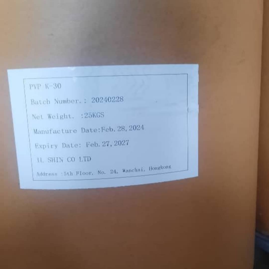 پلی وینیل پیرولیدون K30 ( pvp k30 ) پلی وینیل پیرولیدون K30 ( pvp k30 )